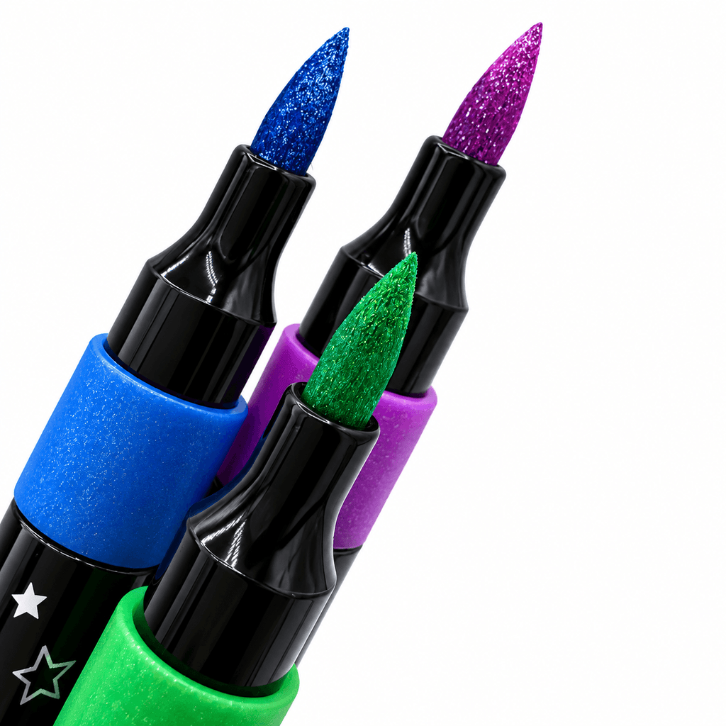 BrilliArt™ – Maletín 36 Rotuladores con Brillo ✨