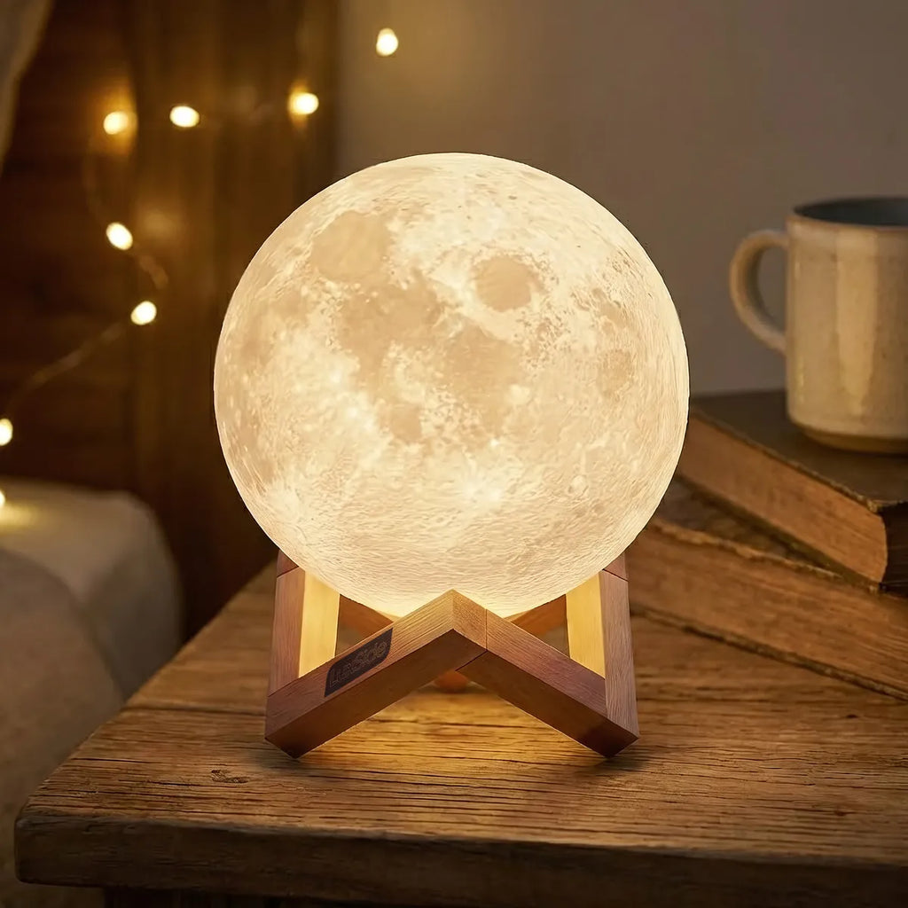 Lámpara Lunar 3D LED con Control Remoto