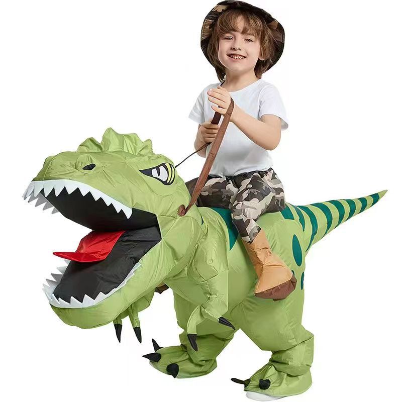 Disfraz Inflable de Dinosaurio T-Rex para Niños y Adultos