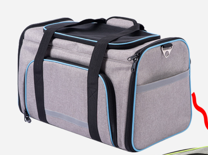 Bolso transportador plegable de un hombro para mascotas
