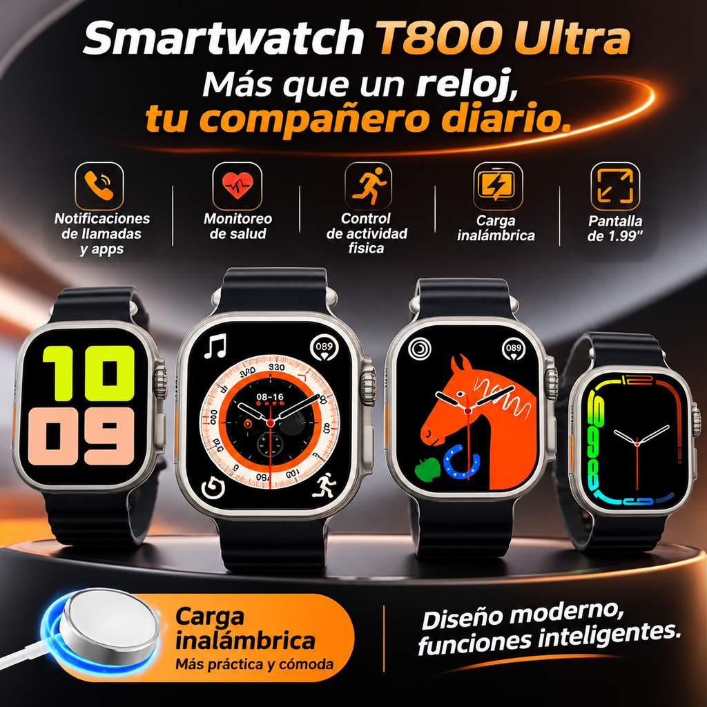 Titan T800 Ultra™ – Smartwatch Inteligente 1,99"