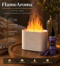 🔥 FlameAroma™ – Difusor Efecto Llama + Esencia de Lavanda