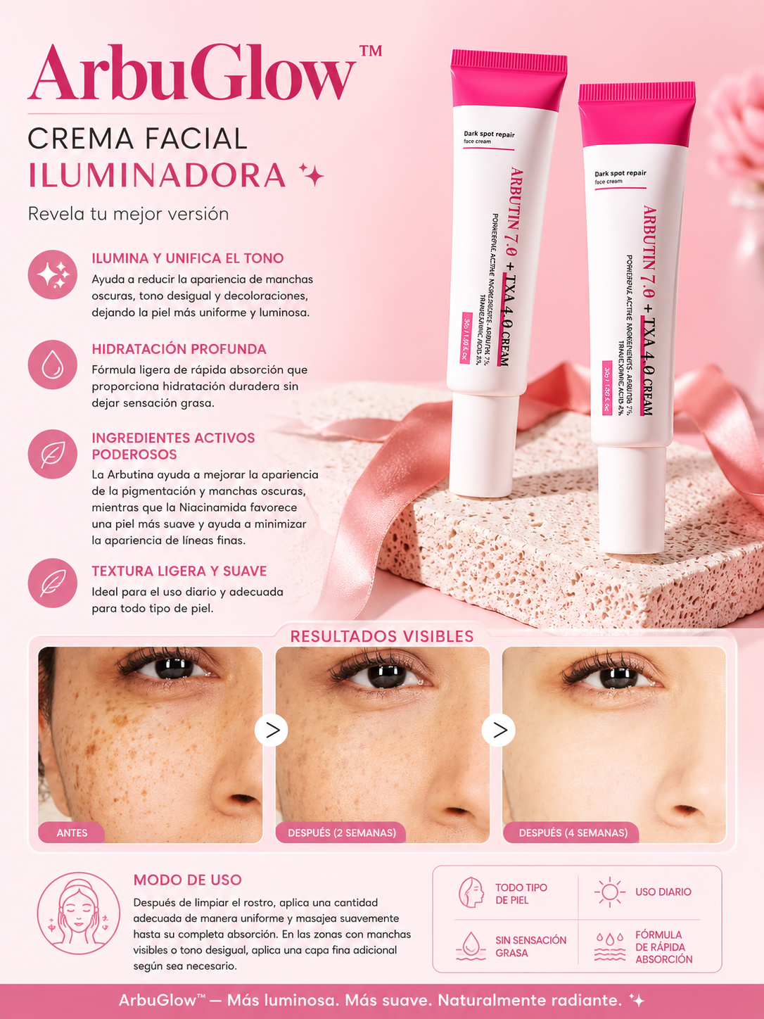 ArbuGlow™ – Crema Facial Iluminadora ✨