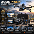 Z908 PRO™ – Drone Plegable con Cámara 4K