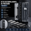 Kit de Destornilladores de Precisión 128 en 1 con Estuche Cilíndrico Premium