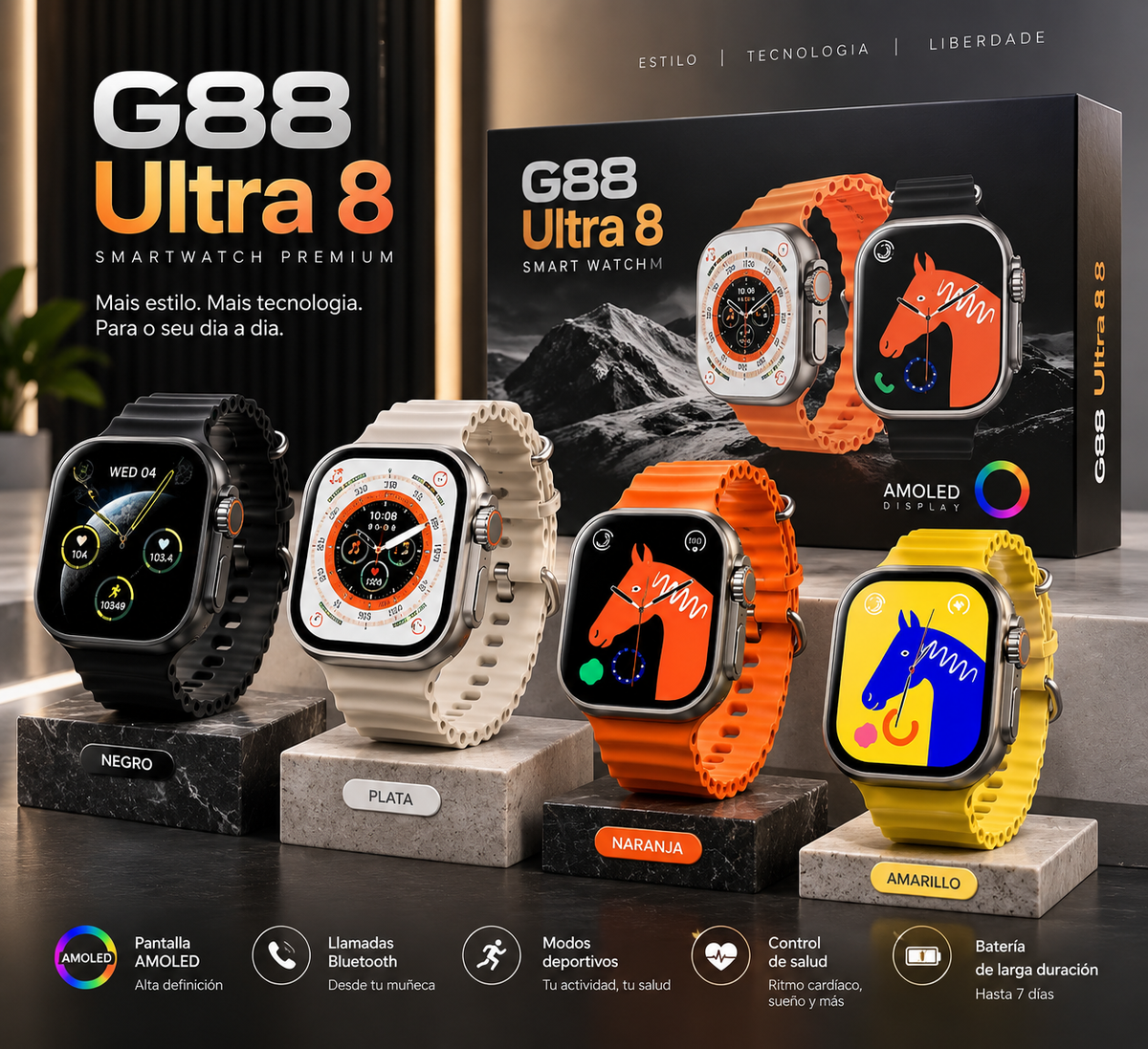 Smartwatch G88 Ultra 8