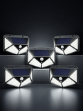 Pack de 5 Luces Solares LED con Sensor de Movimiento 20W