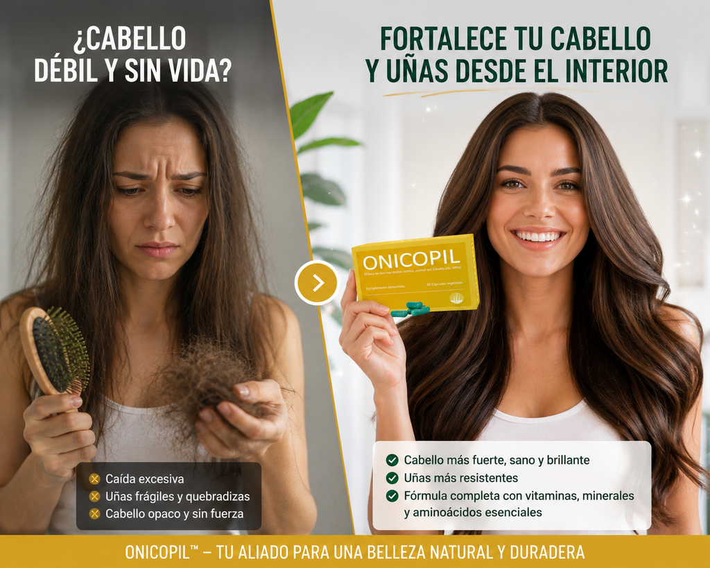 ONICOPIL™ – Complejo Premium para Cabello y Uñas | 60 Cápsulas