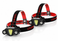 Pack de 2 Linternas Frontales LED Recargables
