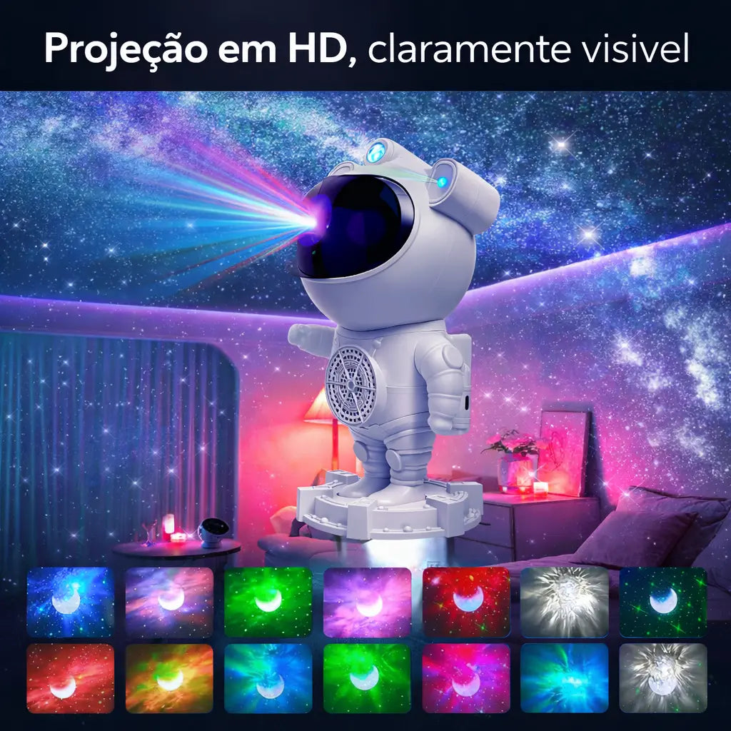⭐ Proyector Astronauta Galaxy™ con Bluetooth