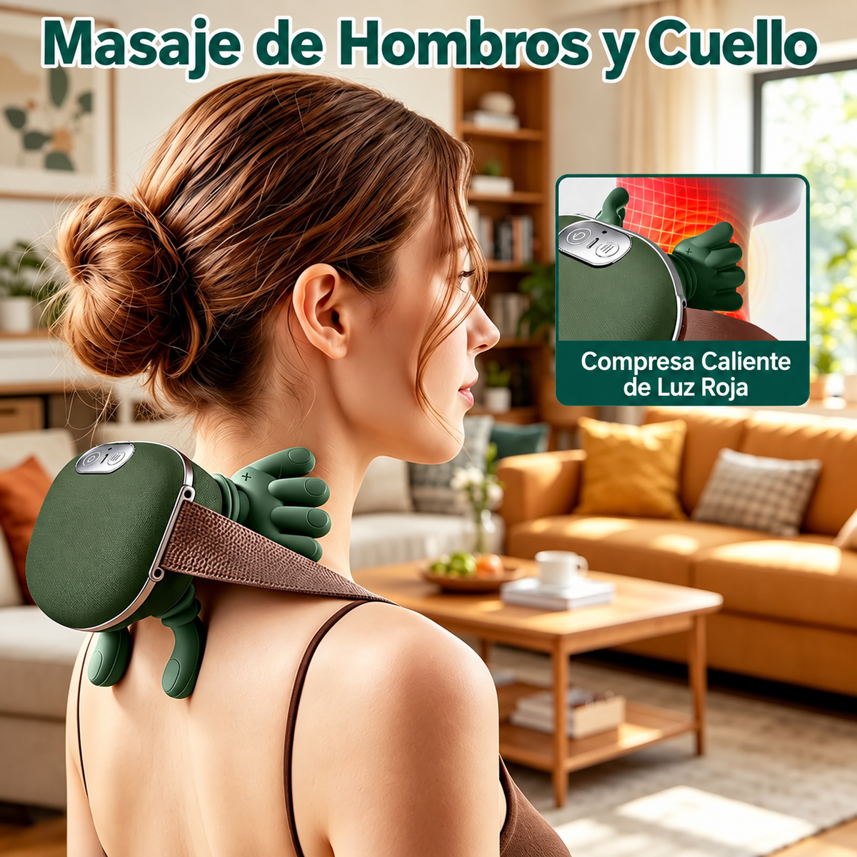 RelaxPro 4D™ – Masajeador de Cuello y Espalda
