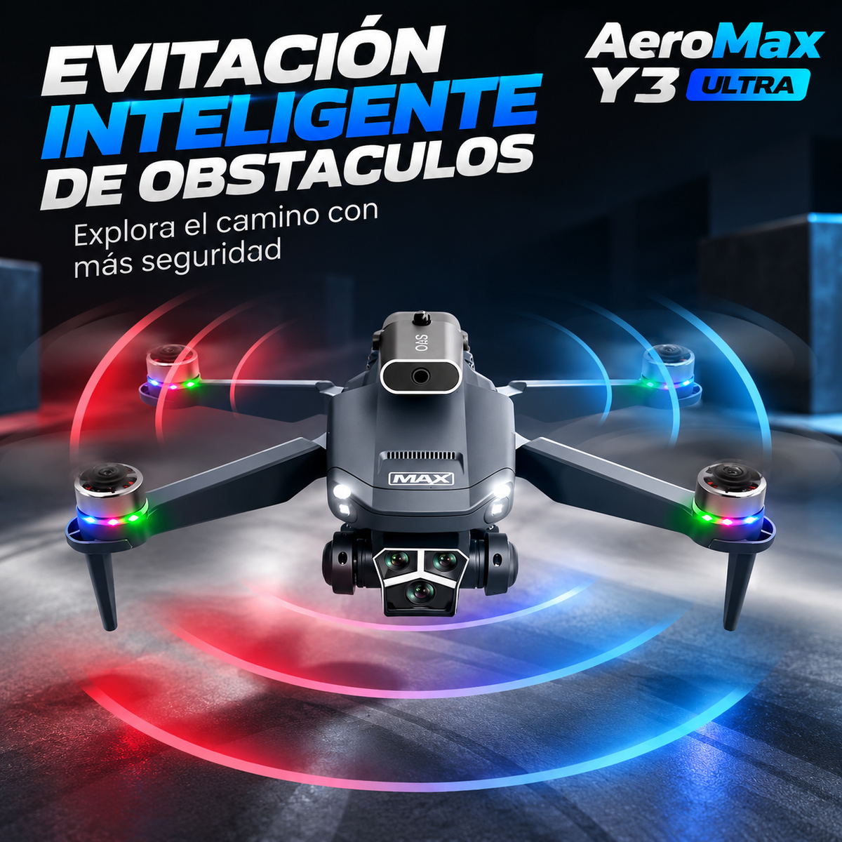 AeroMax Y3 Ultra™ – Drone con Pantalla y Control Remoto