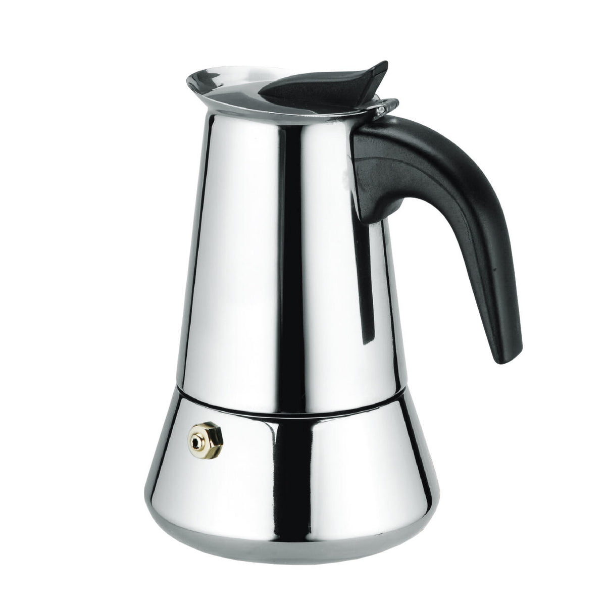 ☕ MokaLux 6™ – Cafetera de Acero Inoxidable