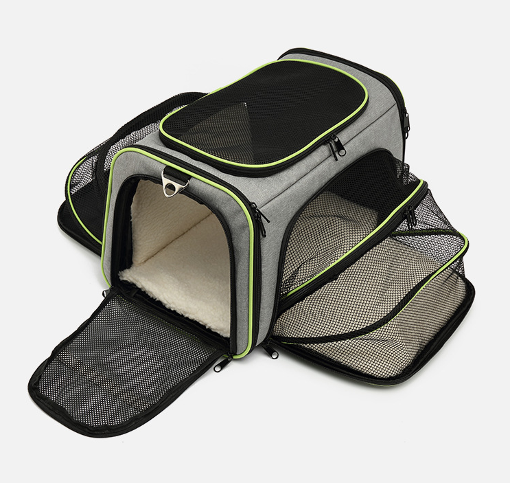 Bolso transportador plegable de un hombro para mascotas