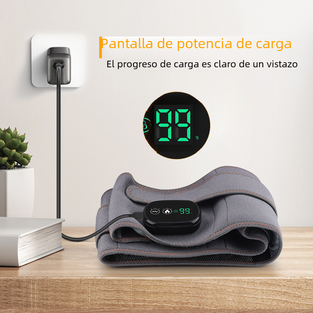 Cinturón Eléctrico de Masaje y Calor para la Zona Lumbar